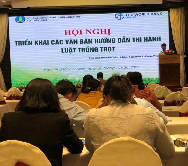 Hội nghị triển khai các văn bản hướng dẫn thi hành Luật Trồng trọt