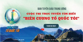 Cuộc thi trực tuyến tìm hiểu “Biên cương Tổ quốc tôi”