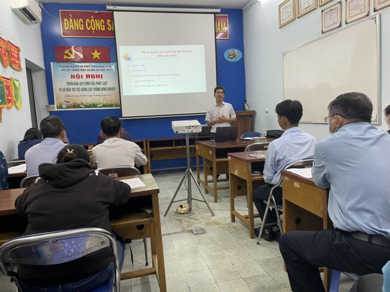 Tập huấn văn bản pháp luật lĩnh vực sở hữu trí tuệ và phát triển tài sản trí tuệ